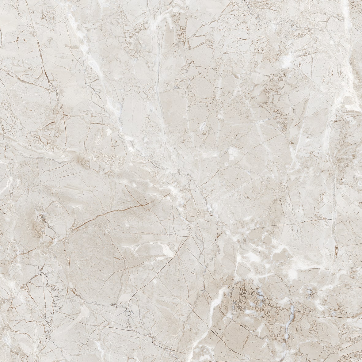 Glossy Finish PGVT Porino Grey Vitrified tile 600x600 mm