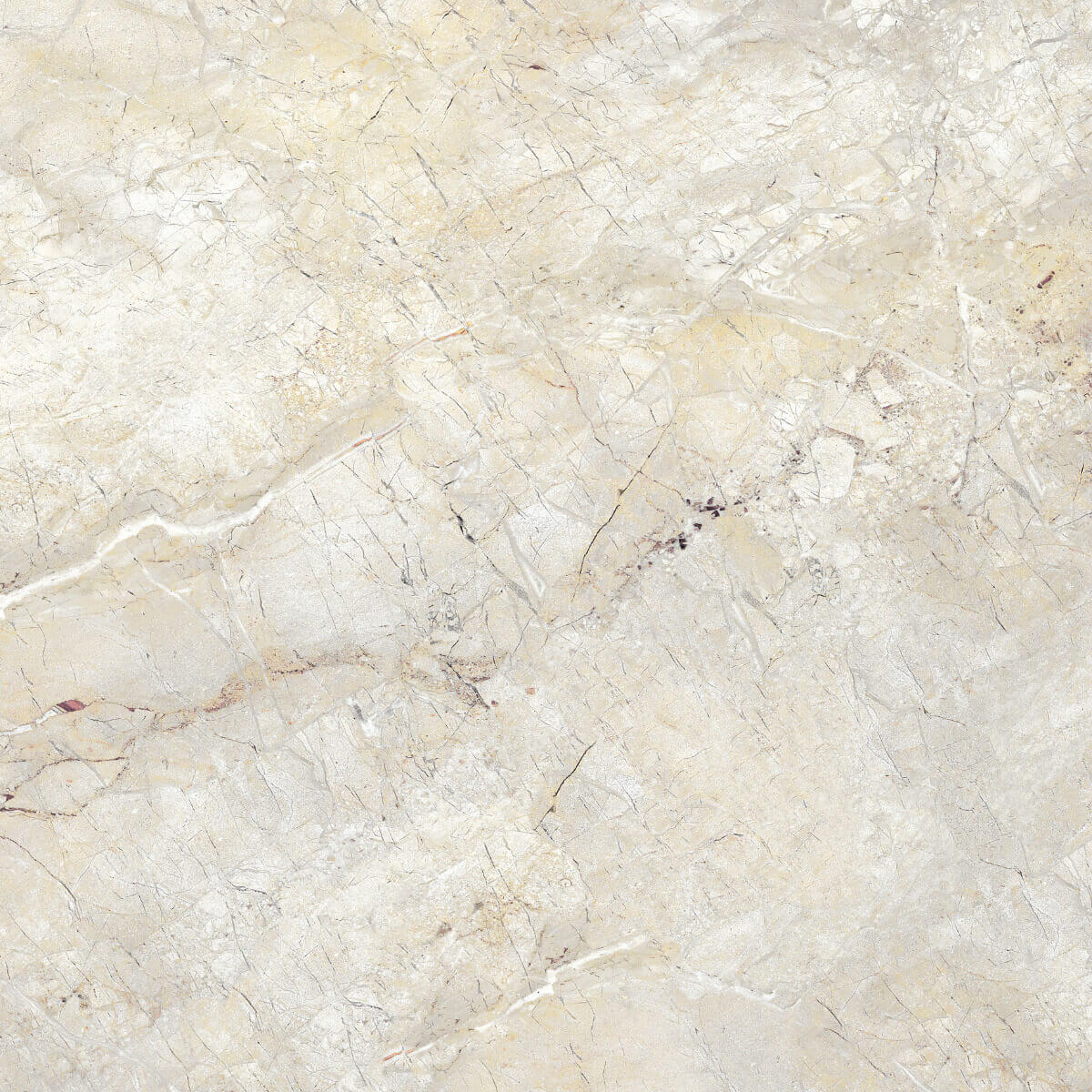 Glossy Finish PGVT Porino Ivory Vitrified tile 600x600 mm