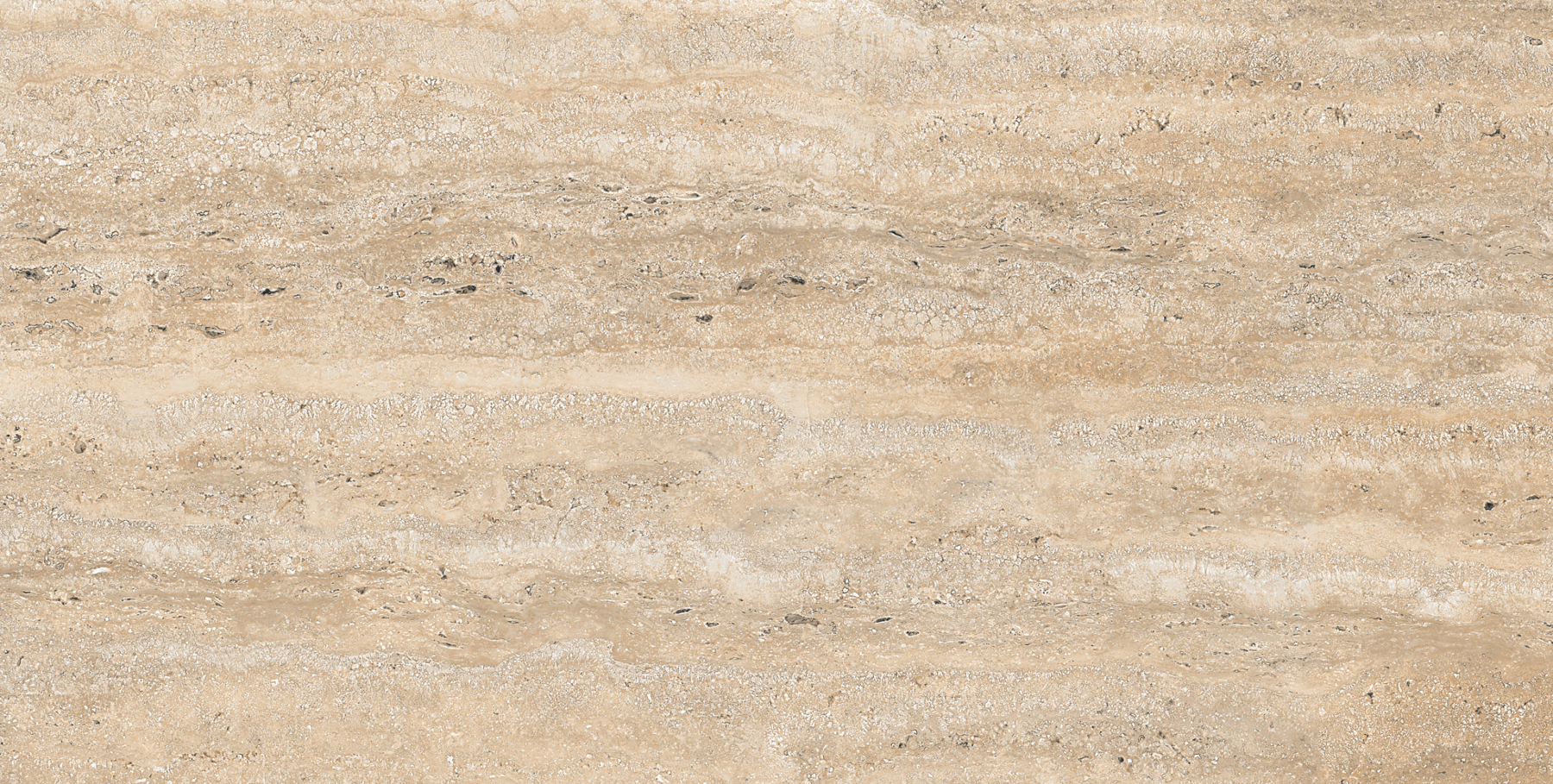 Glossy Finish PGVT Real Travertine Beige  Vitrified tile 600x1200 mm
