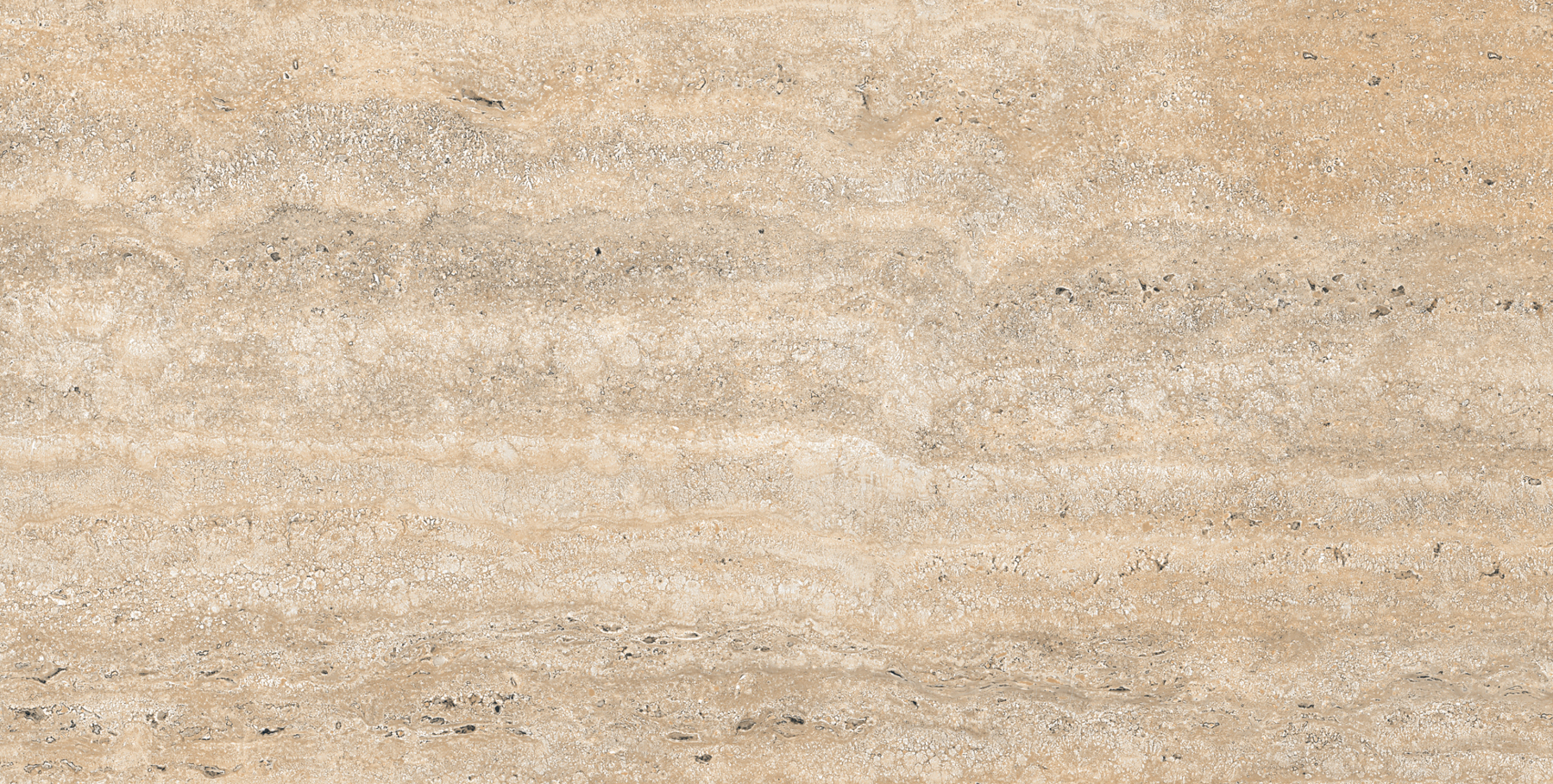 Glossy Finish PGVT Real Travertine Beige  Vitrified tile 600x1200 mm