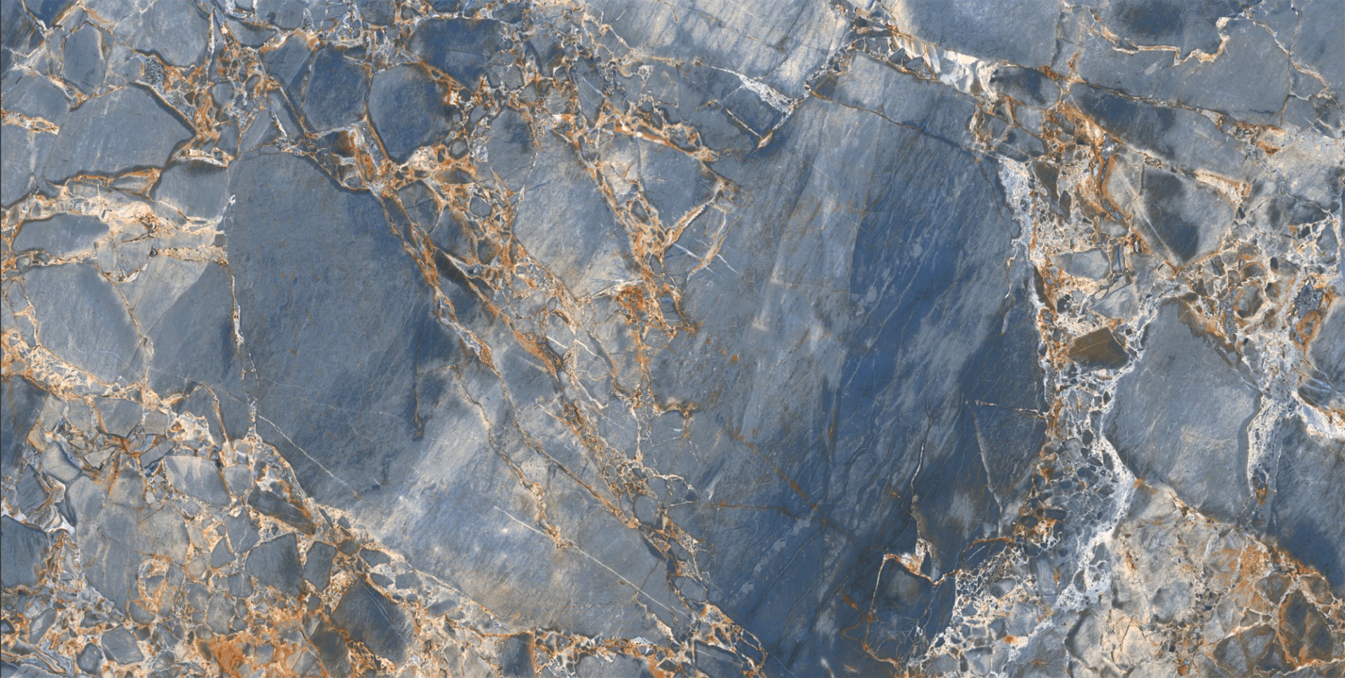 Glossy Finish PGVT Royal Opera Blue  Vitrified tile 600x1200 mm