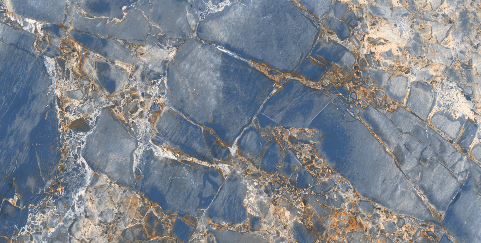 Glossy Finish PGVT Royal Opera Blue  Vitrified tile 600x1200 mm