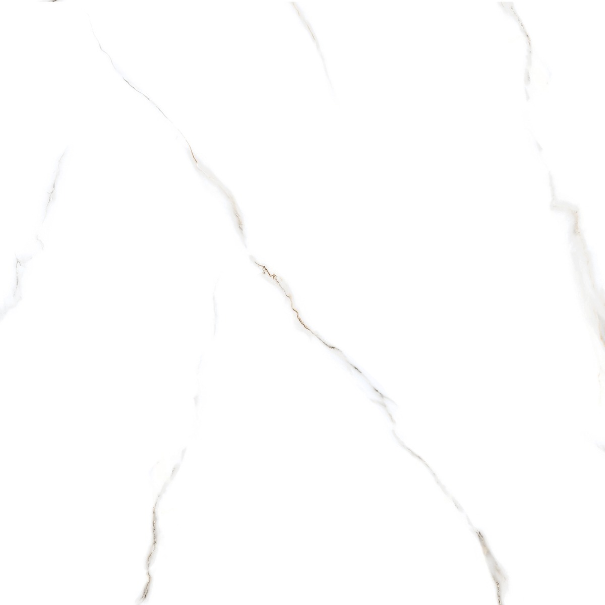 Glossy Finish HN PGVT Statuario Vein Marble Glazed Vitrified Tiles 600x600 mm