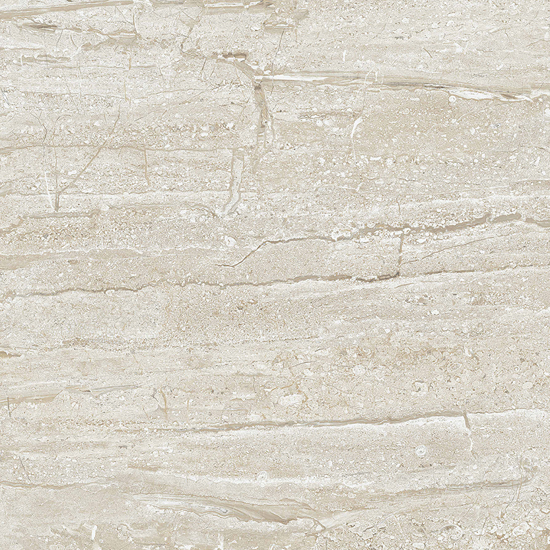 Glossy Finish PGVT-S Travertino Beige Vitrified tile 600x600 mm
