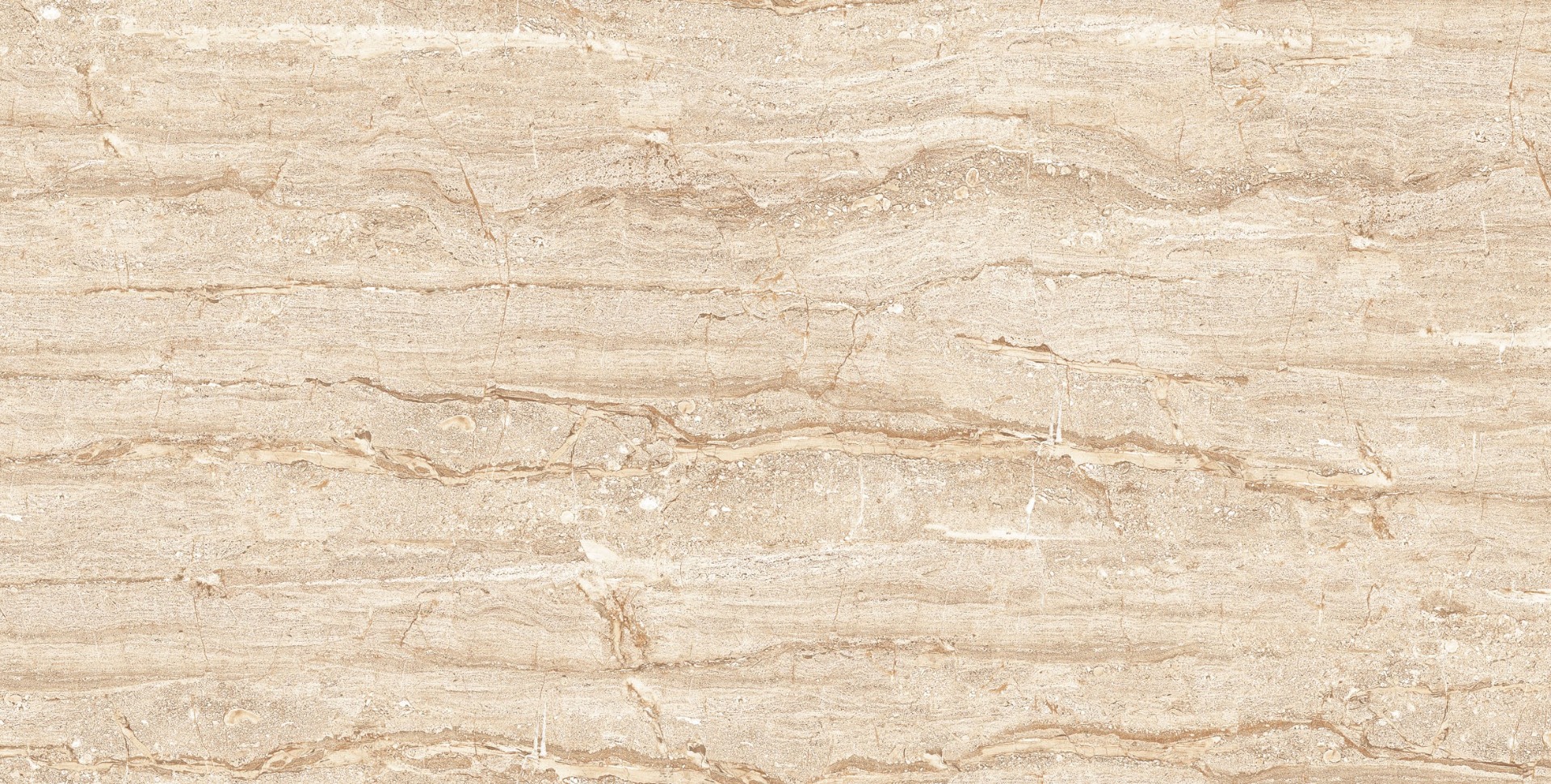 Glossy Finish  PGVT Travertino Marble Vitrified tile 600x1200 mm