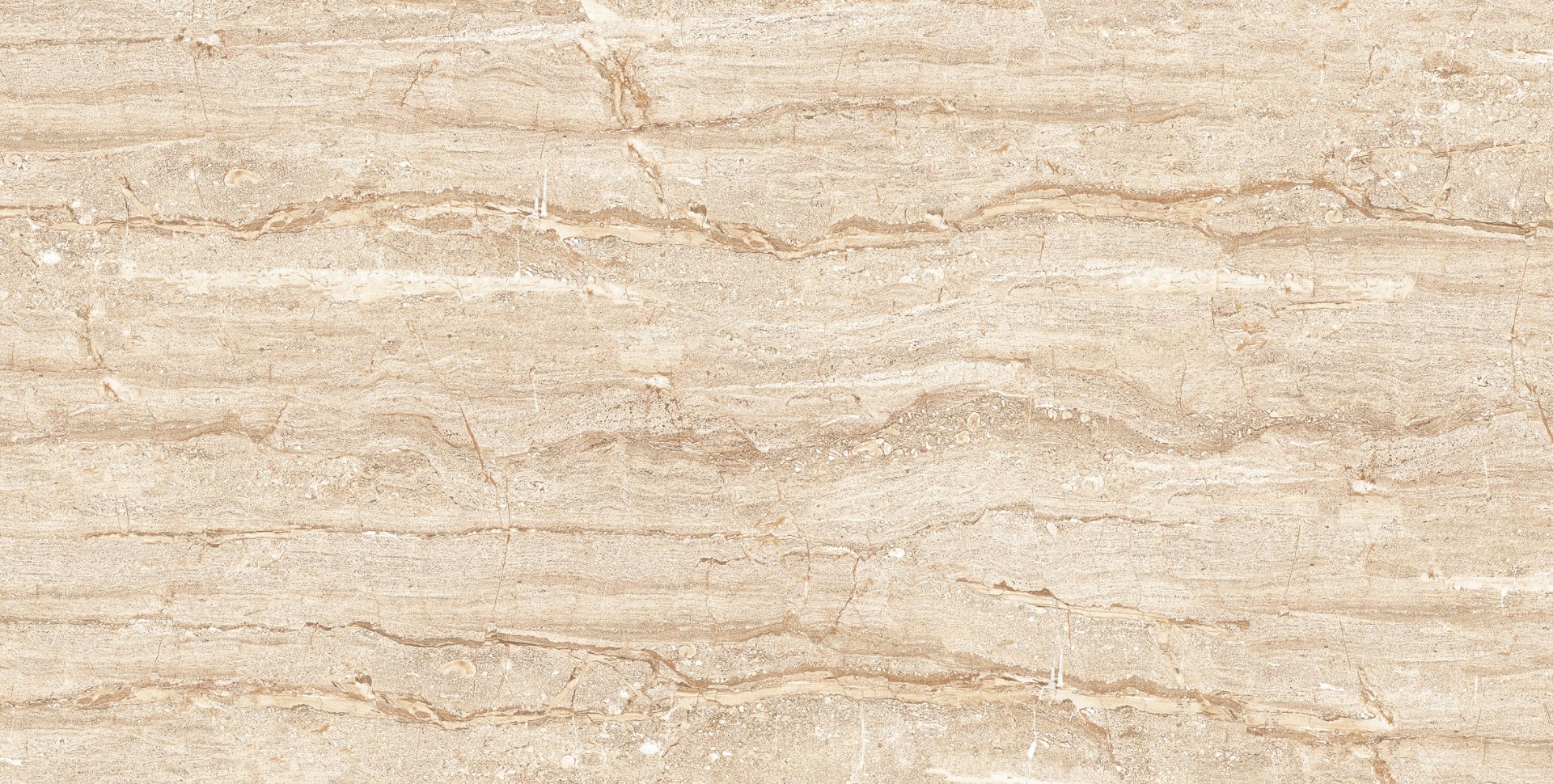 Glossy Finish  PGVT Travertino Marble Vitrified tile 600x1200 mm