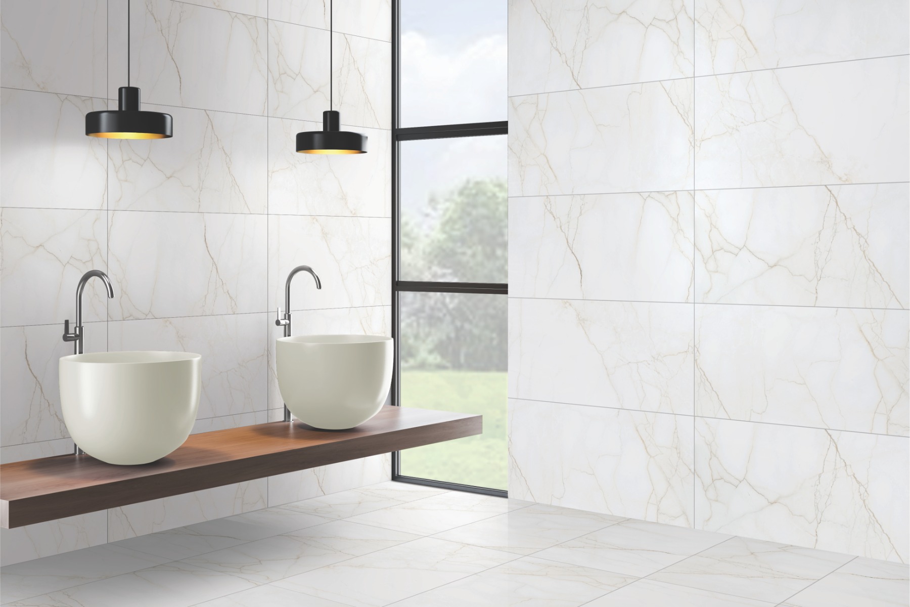 Matte Finish Rocker Antique Marble Vitrified tile 600x1200 mm