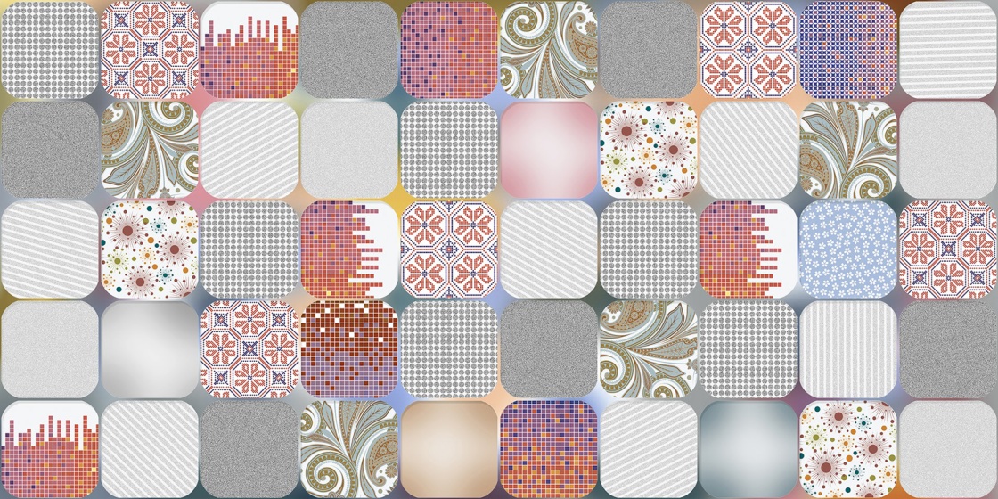 Glossy Finish SDH Sigma Multi HL Ceramic tile 300x600 mm