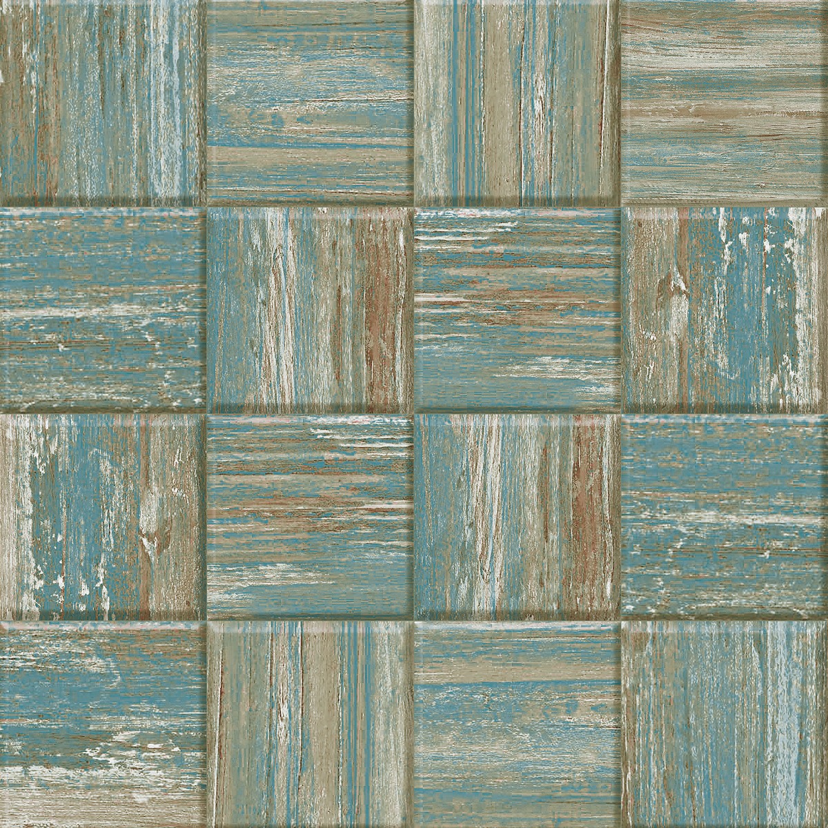 Matte Finish  SFM Green DK Mosaic Ceramic tile 300x300 mm