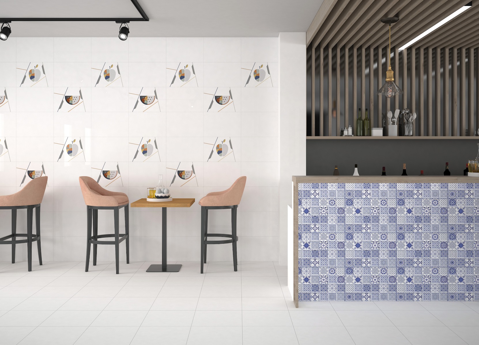 Matte Finish SFM Plain White Ceramic tile 300x300 mm