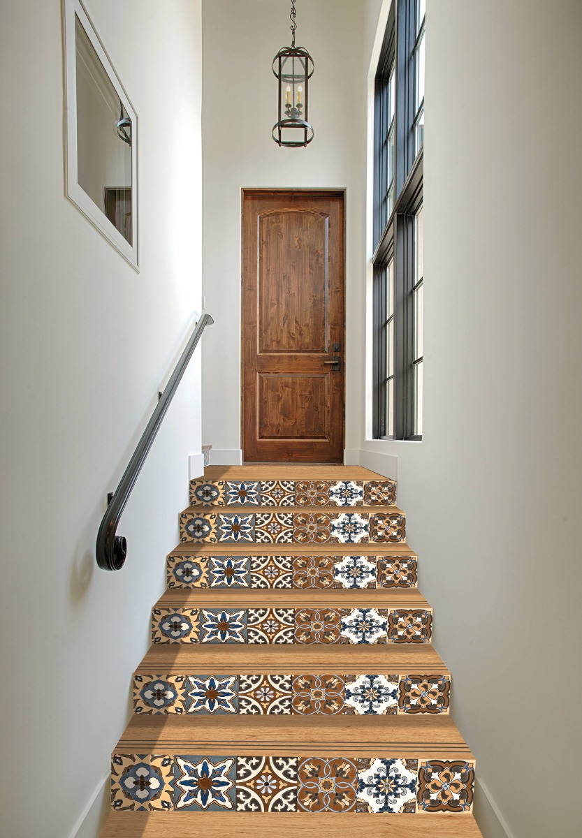 Matte Finish Step Groove Venezia Oak Wood Glazed Vitrified Tiles 300x1200 mm
