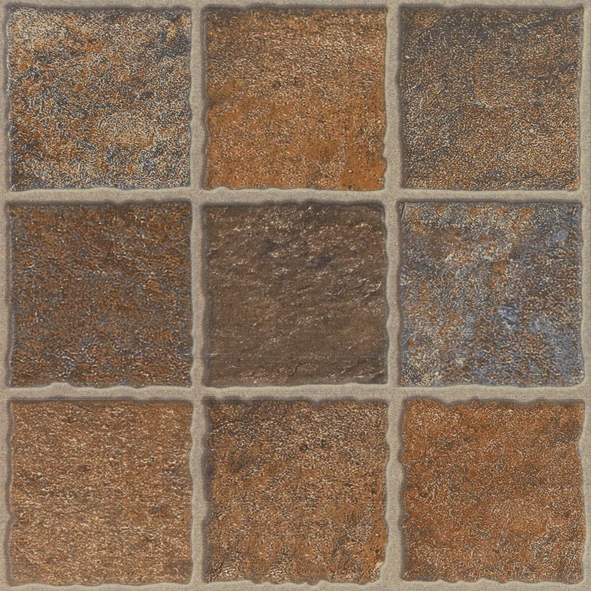 Matte Finish Subway Brown Pavers tile 300x300 mm