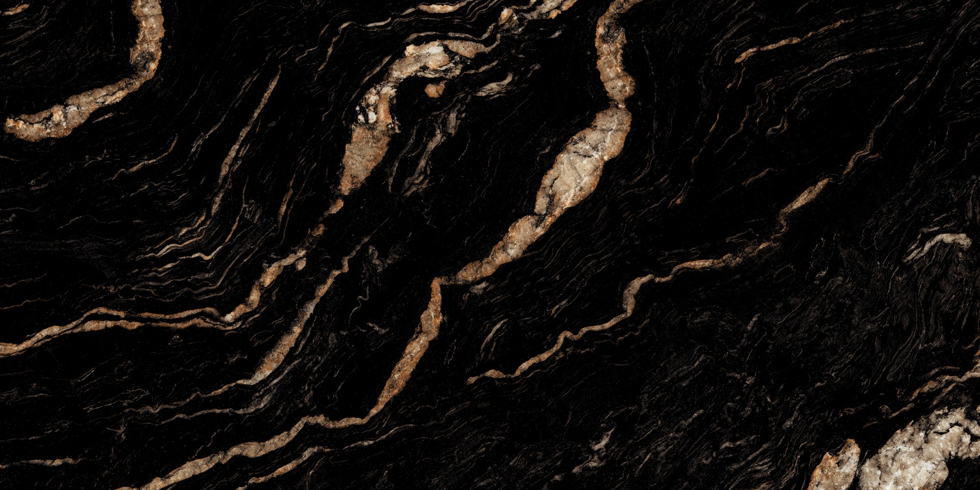 Super Glossy Finish Super Gloss Black Golden Marble Glazed Vitrified Tiles 800x1600 mm