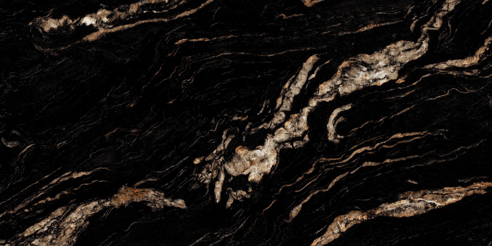 Super Glossy Finish Super Gloss Black Golden Marble Glazed Vitrified Tiles 800x1600 mm