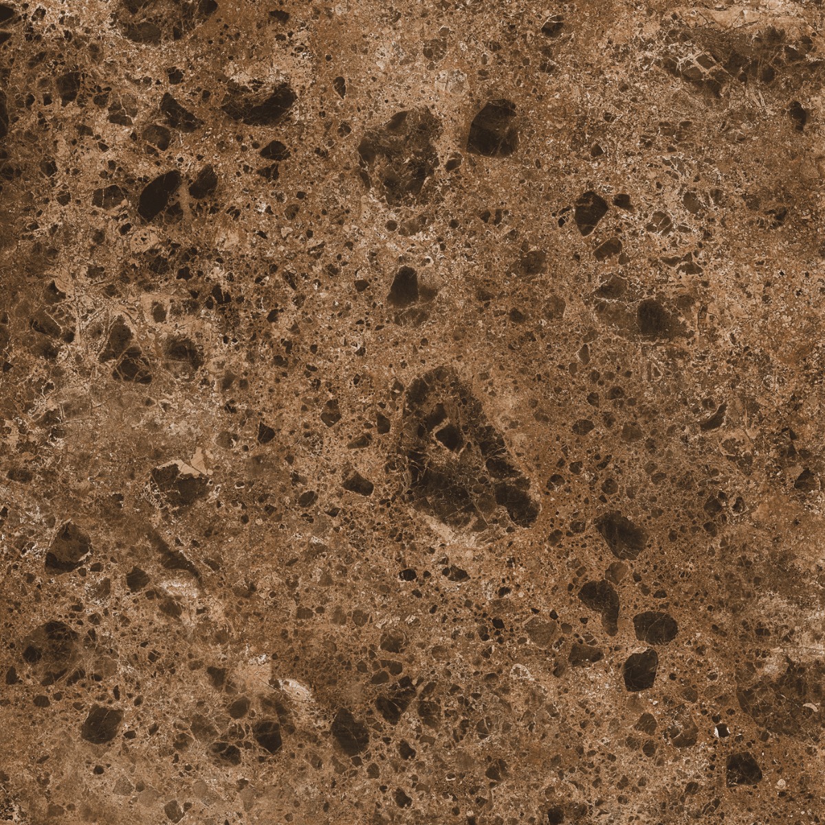 Super Glossy Finish HN Super Gloss Emperador Marble Brown Glazed Vitrified Tiles 600x600 mm