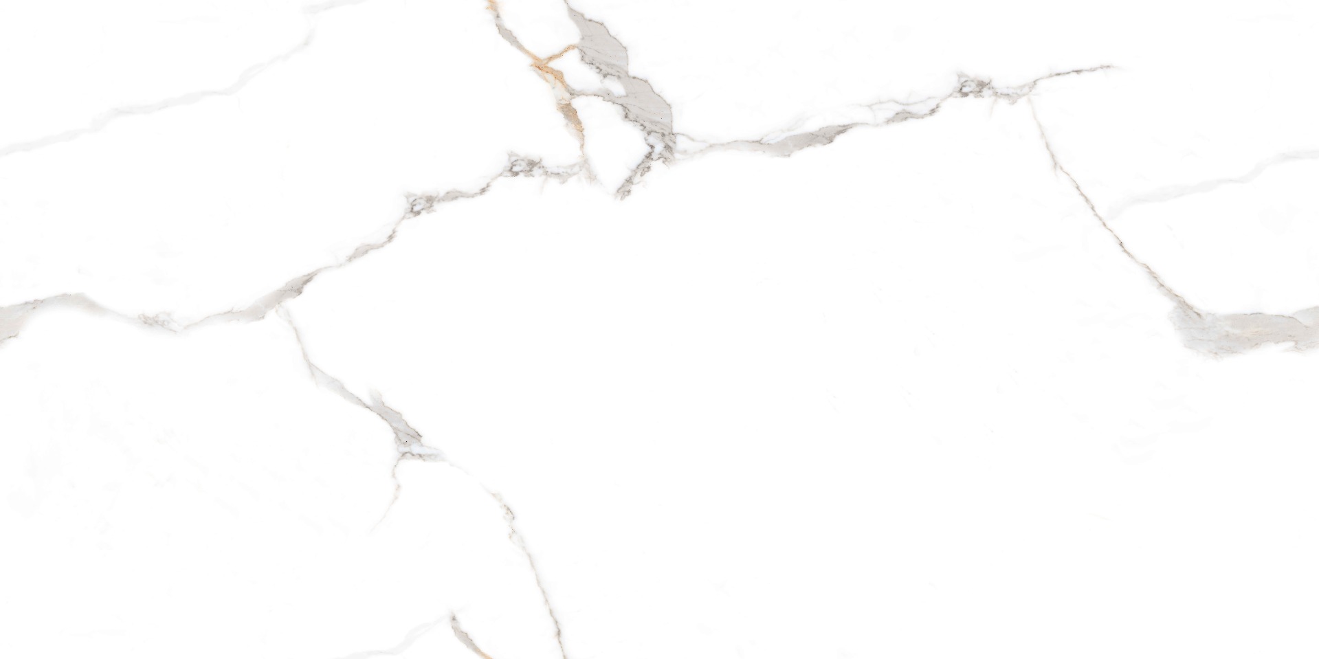 Super Glossy Finish Super Gloss Endless Calacatta Marble Glazed Vitrified Tiles 600x1200 mm