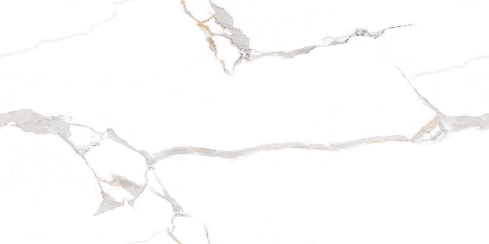 Super Glossy Finish Super Gloss Endless Calacatta Marble Glazed Vitrified Tiles 600x1200 mm
