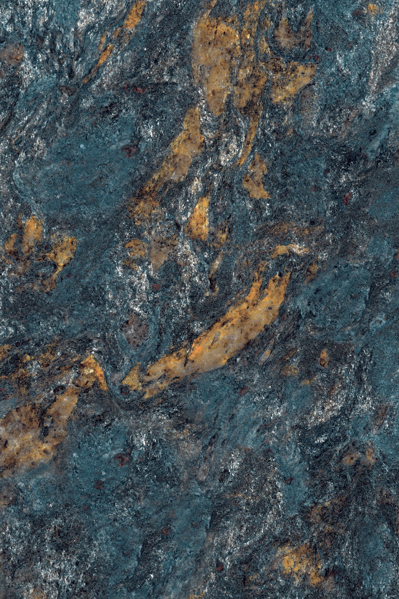 Super Glossy Finish Super Gloss Jeriba Quartzite Blue Glazed Vitrified Tiles 1200x1800 mm