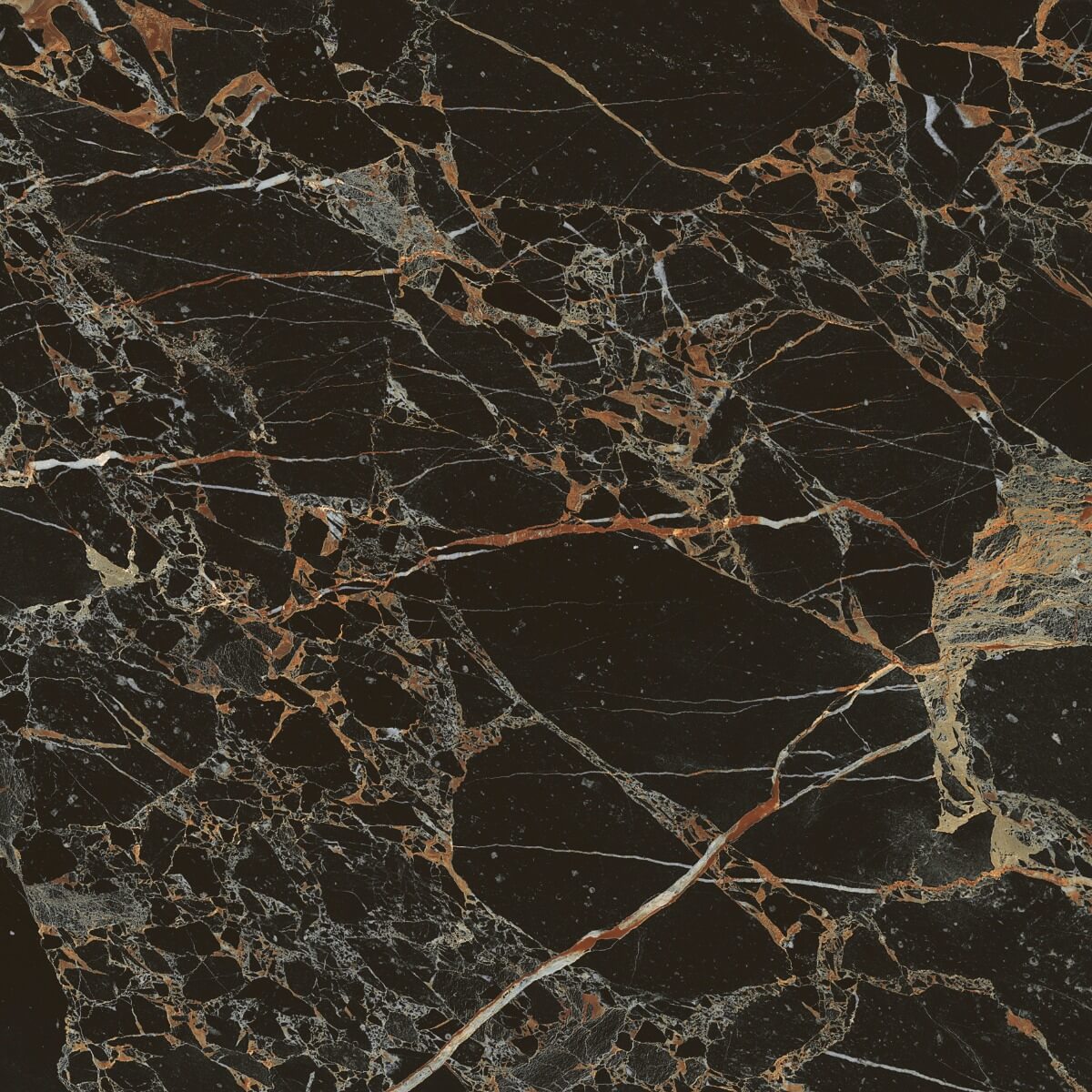 Super Glossy Finish Super Gloss Portoro Gold Vitrified tile 600x600 mm