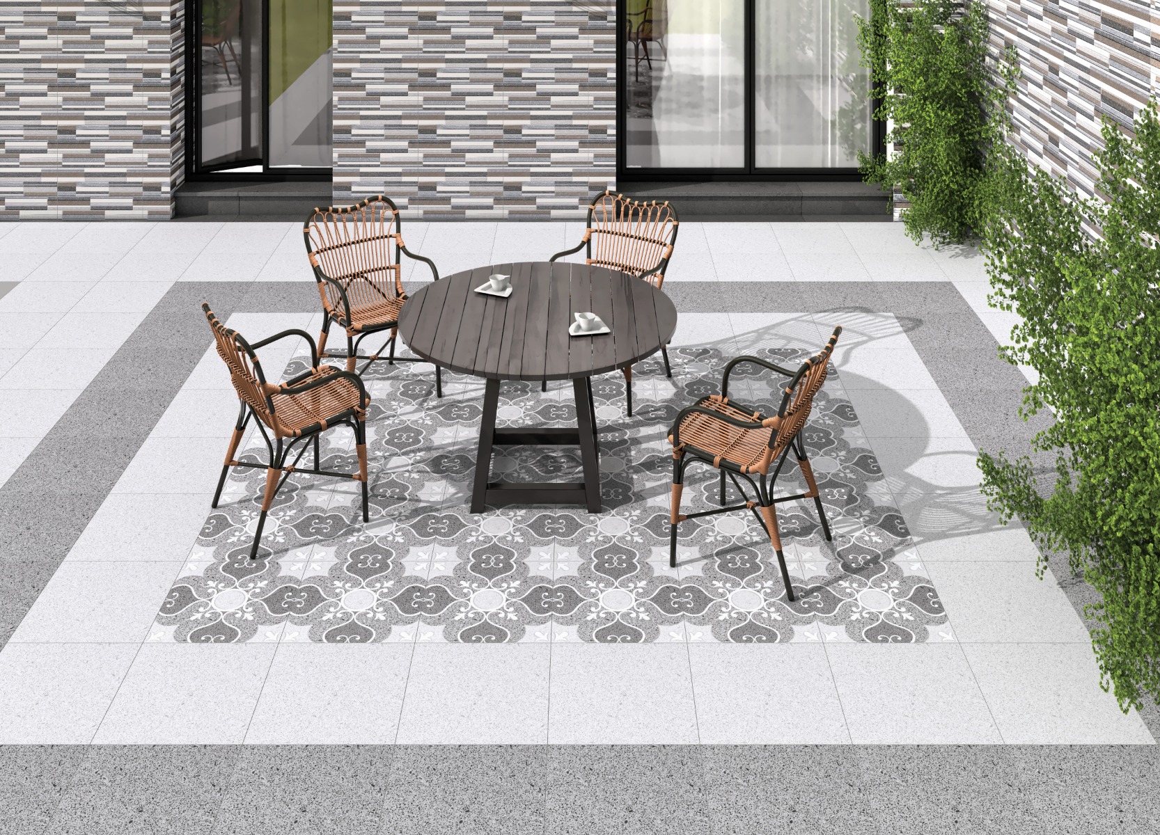 TL Silver Terrazzo