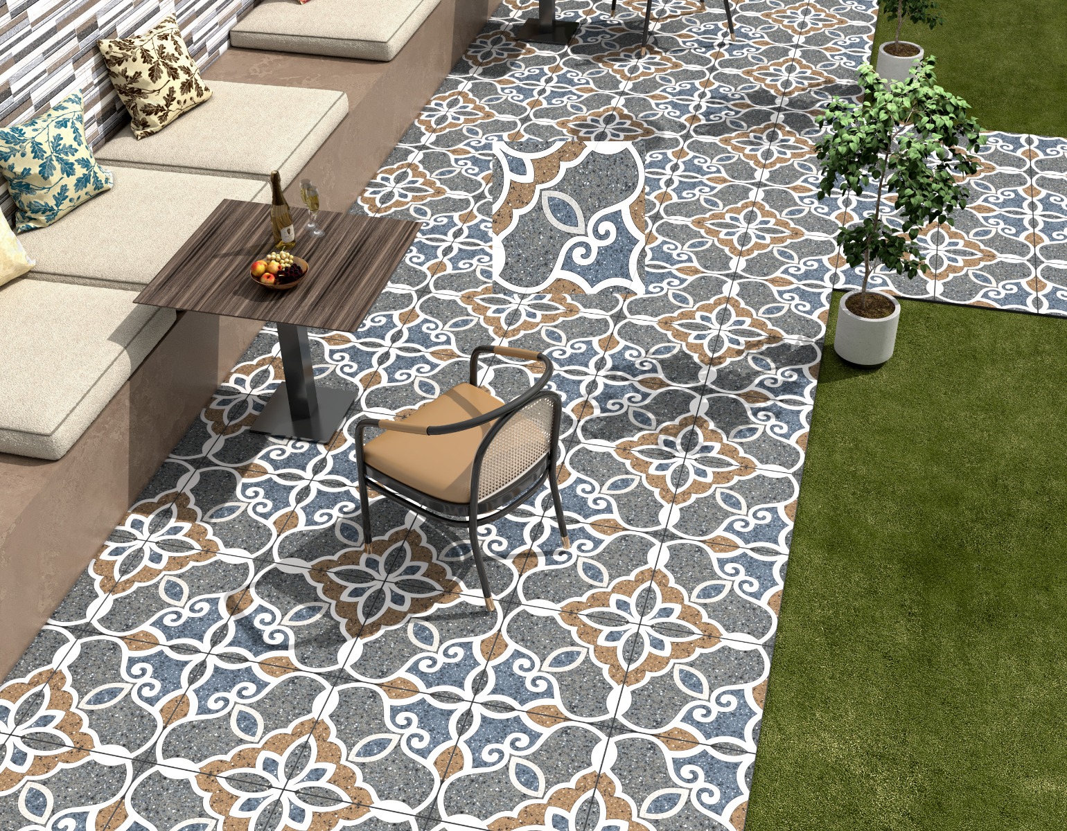 TL Multi Terrazzo Modern Inlay