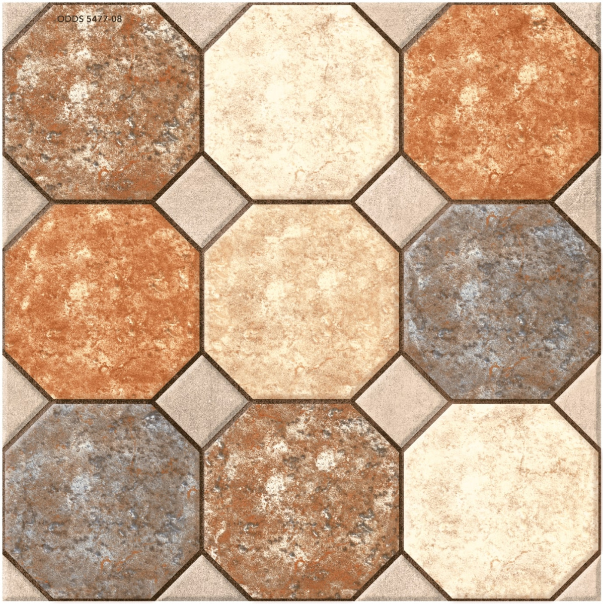 Matte Finish TL Octo Multi Ceramic tile 400x400 mm
