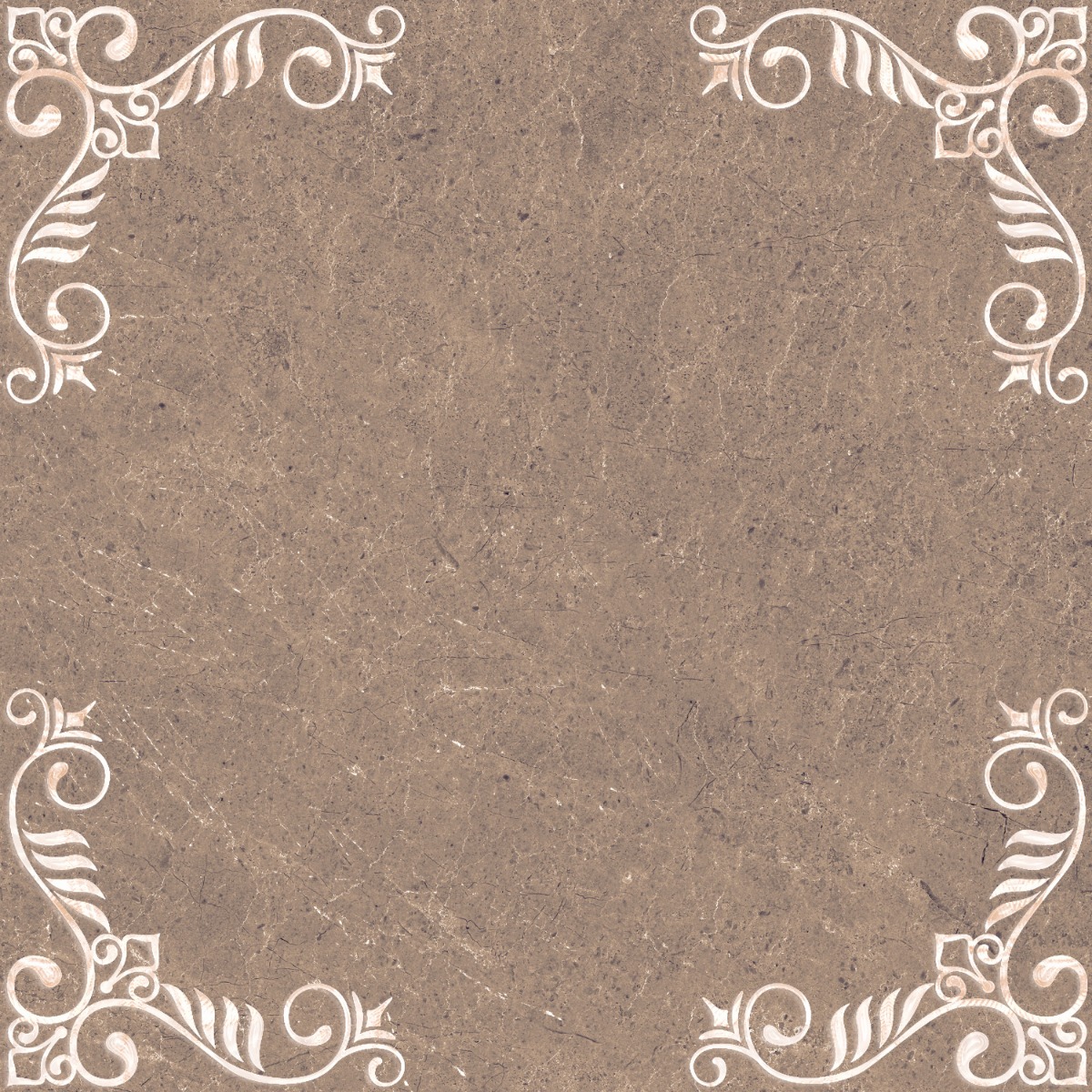 Matte Finish TL Taupe Baroque Bulgaria Stone Ceramic tile 400x400 mm